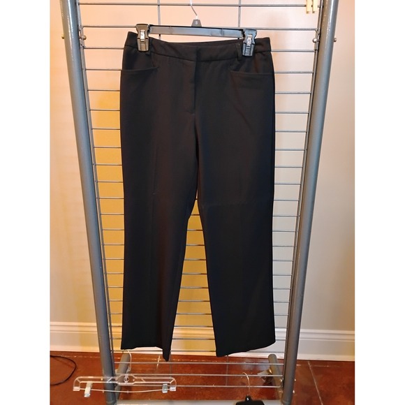 Jessica Pants - Jessica Petite Black Straight Leg Dress Pants Trousers Size 4P